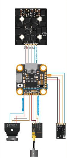 Полетный контроллер Foxeer F722 V3 Mini (BMI270)