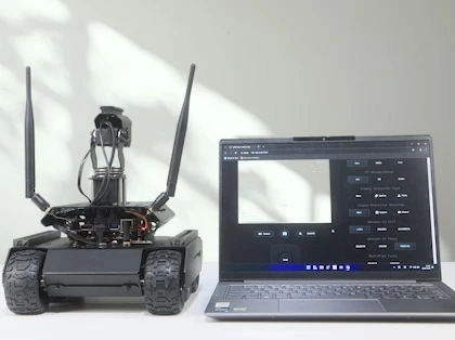 Шестиколёсный робот UGV Rover ROS 2 Kit с ИИ-модулем Jetson Orin Nano 4GB