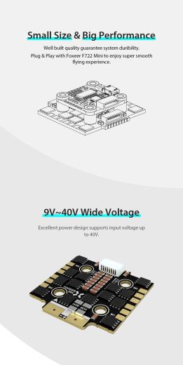 Регулятор оборотов Foxeer Reaper F4 Mini 60A (4-в-1, BLHeli32)
