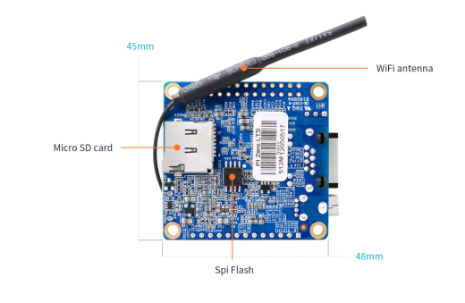 Микрокомпьютер Orange Pi Zero LTS