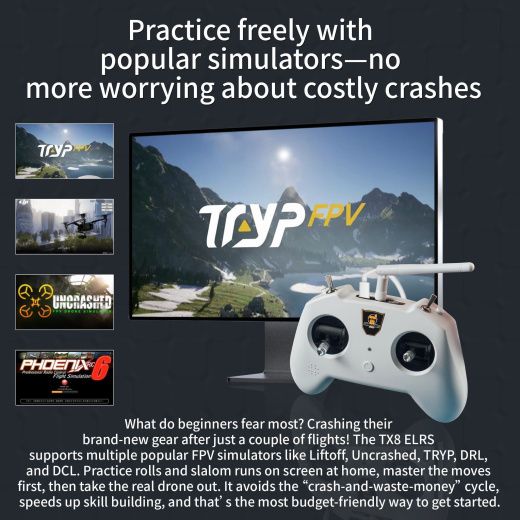 Радиопередатчик DarwinFPV TX8 ELRS (без приемника)