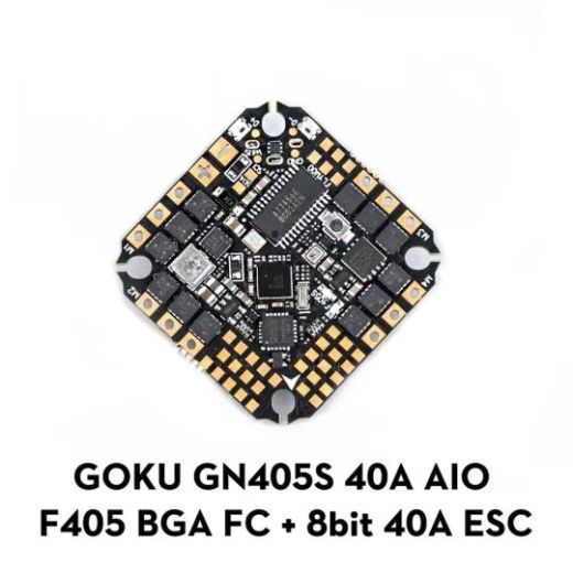 Полетный контроллер и ESC стек GOKU GN405S 40A AIO (MPU6000)