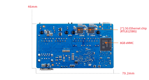 Микрокомпьютер Orange Pi R2S
