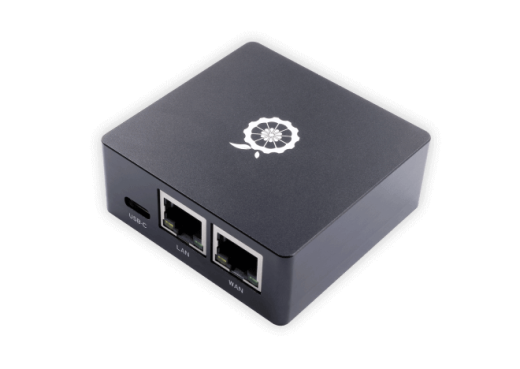 Микрокомпьютер Orange Pi R1 Plus LTS в металлическом корпусе