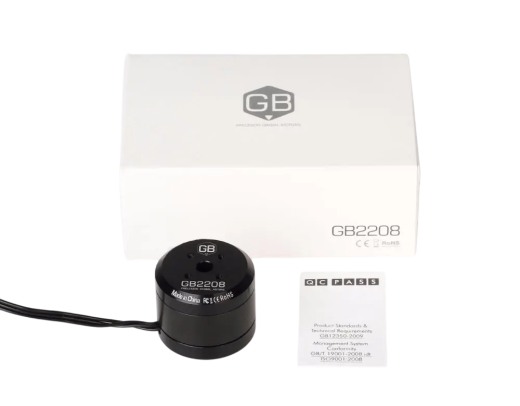 Мотор подвеса для дронов T-Motor GB2208 KV128 Gimbal Motors с низким моментом залипания