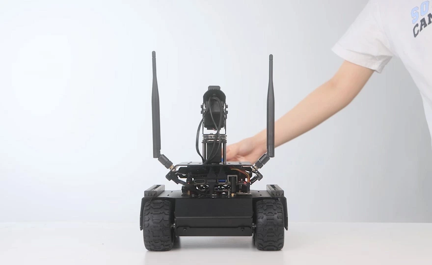Шестиколёсный робот UGV Rover ROS 2 Kit с ИИ-модулем Jetson Orin Nano 4GB