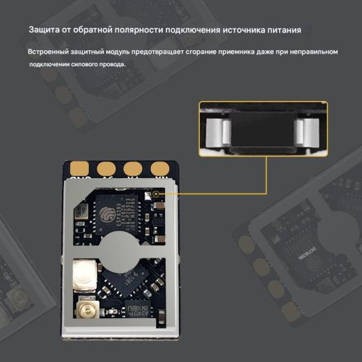 Приемник DarwinFPV "Cement" Ultra Durable ELRS 2.4G Receiver